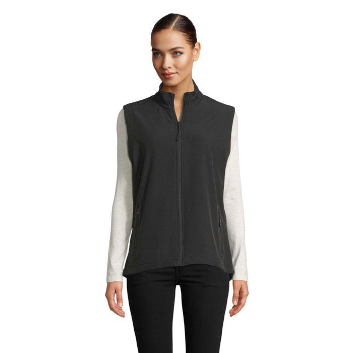 RACE BW WOMENSOFTSHELL S02888-BK-S – widok z przodu