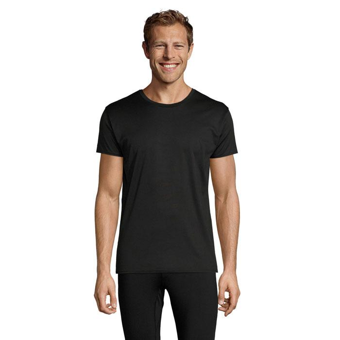 SPRINT UNI T-SHIRT 130g S02995-BK-XXS – widok z przodu