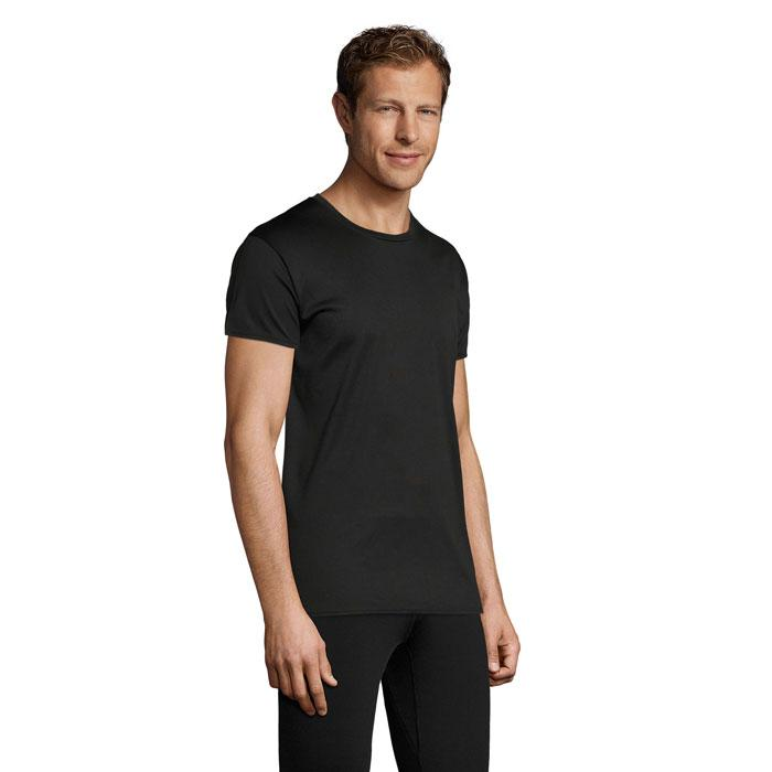 SPRINT UNI T-SHIRT 130g S02995-BK-XXS – zdjęcie 2
