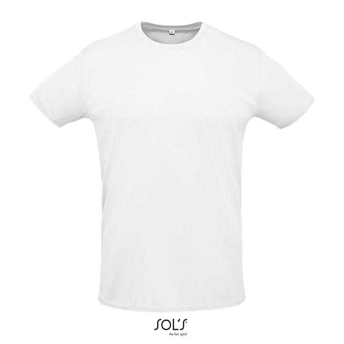 SPRINT UNI T-SHIRT 130g S02995-WH-XXS – widok z przodu
