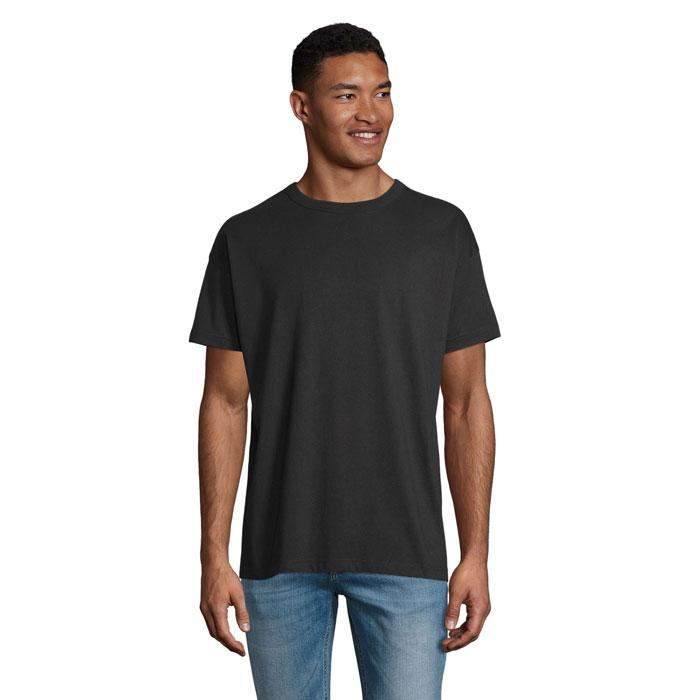 BOXY MEN T-SHIRT OVERSIZE S03806-DB-S – widok z przodu