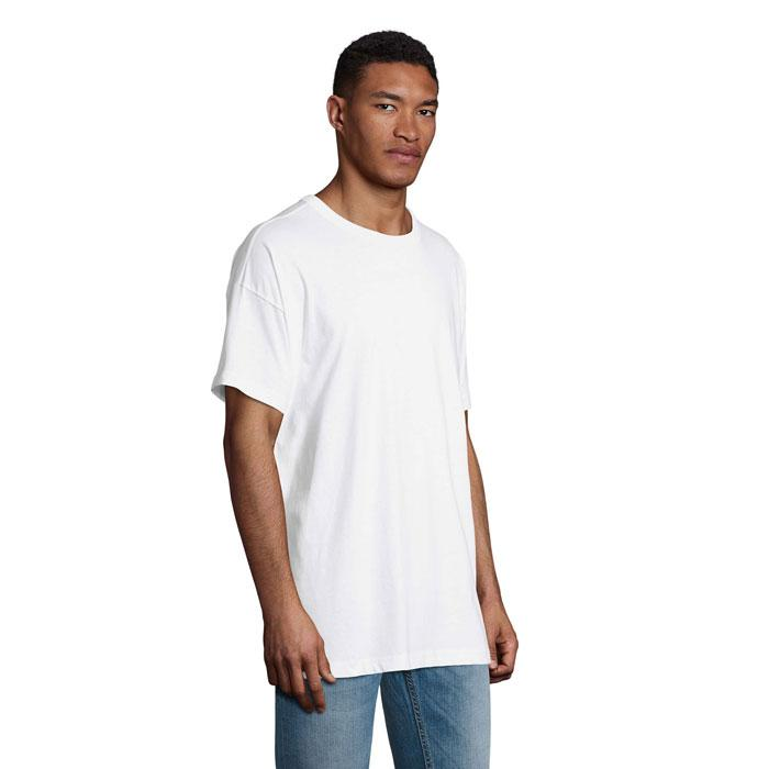BOXY MEN T-SHIRT OVERSIZE S03806-WH-L – zdjęcie 2