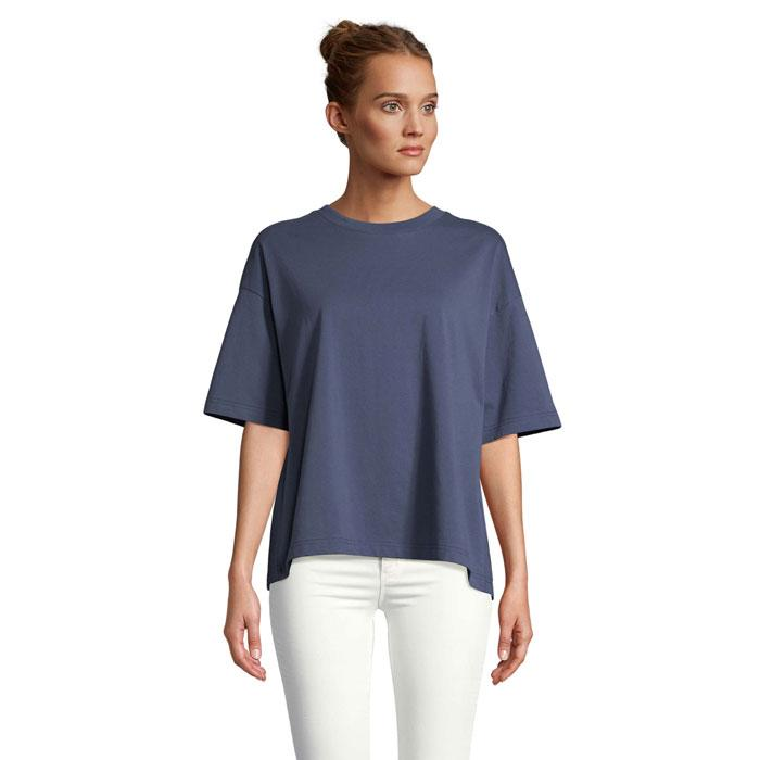BOXY WOMEN T-SHIRT OVERSIZE S03807-DM-S – widok z przodu