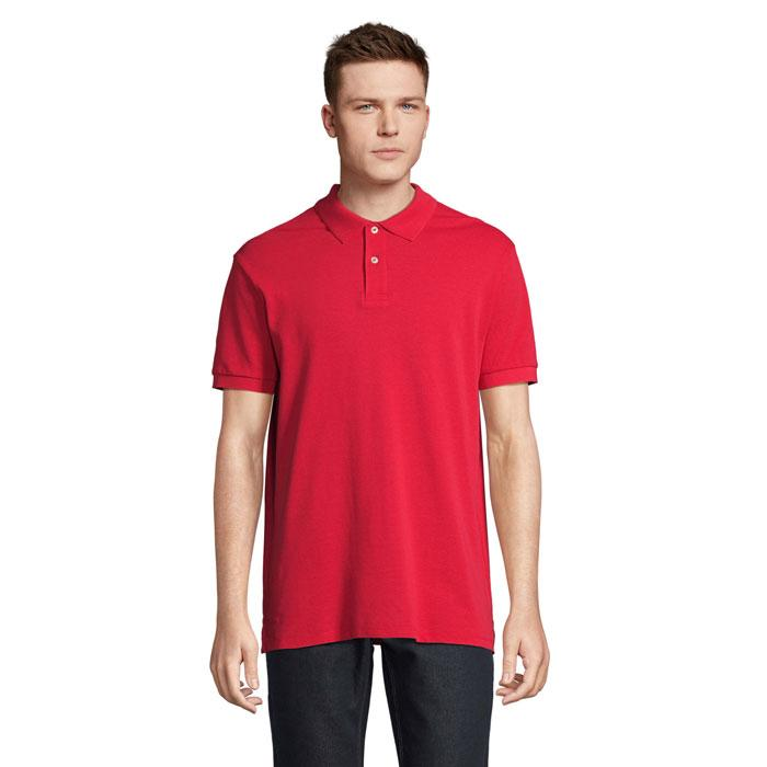 PACIFIC MEN POLO S04439-RD-L – widok z przodu