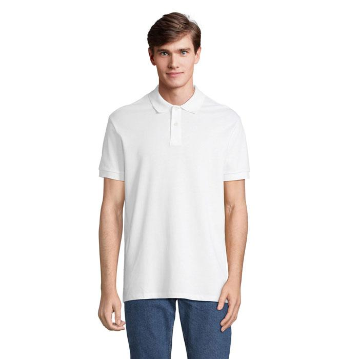PACIFIC MEN POLO S04439-WH-L – widok z przodu