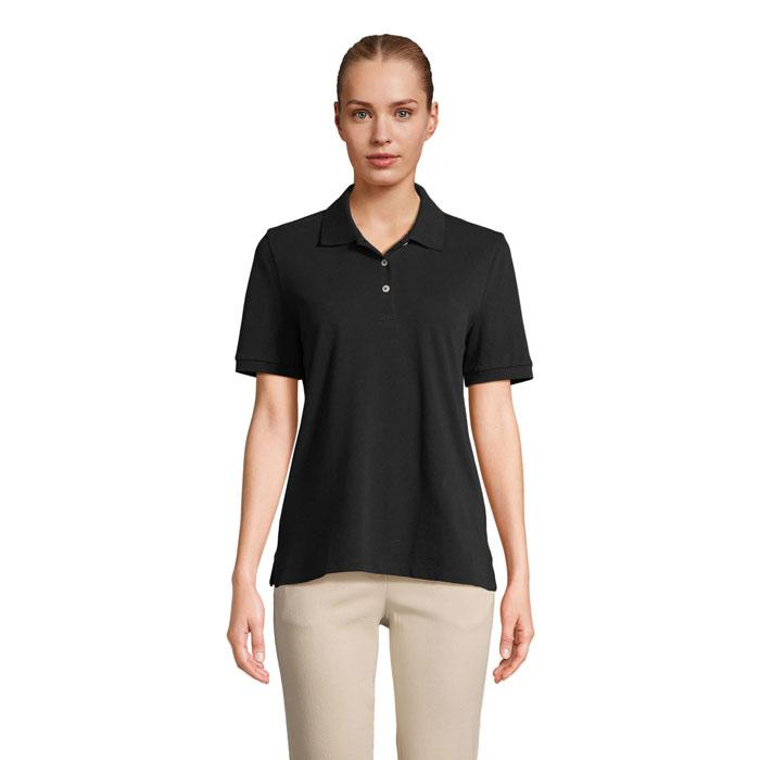 PACIFIC WOMEN POLO S04440-BK-L – widok z przodu