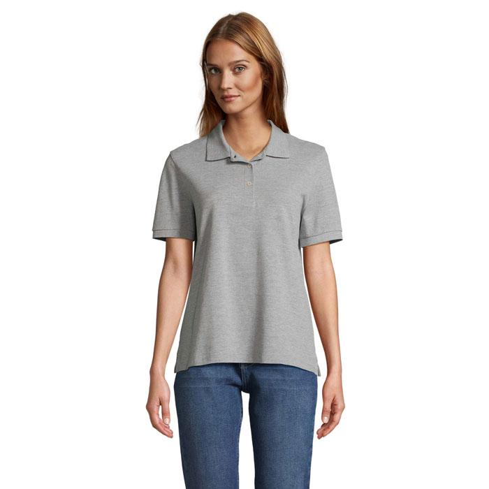 PACIFIC WOMEN POLO S04440-GY-S – widok z przodu