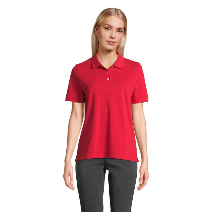 PACIFIC WOMEN POLO S04440-RD-M – widok z przodu
