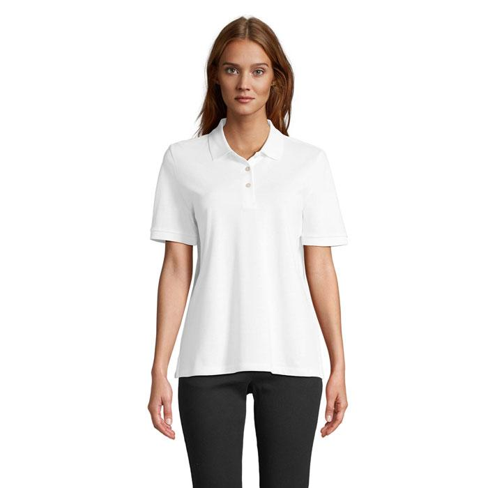 PACIFIC WOMEN POLO S04440-WH-L – widok z przodu