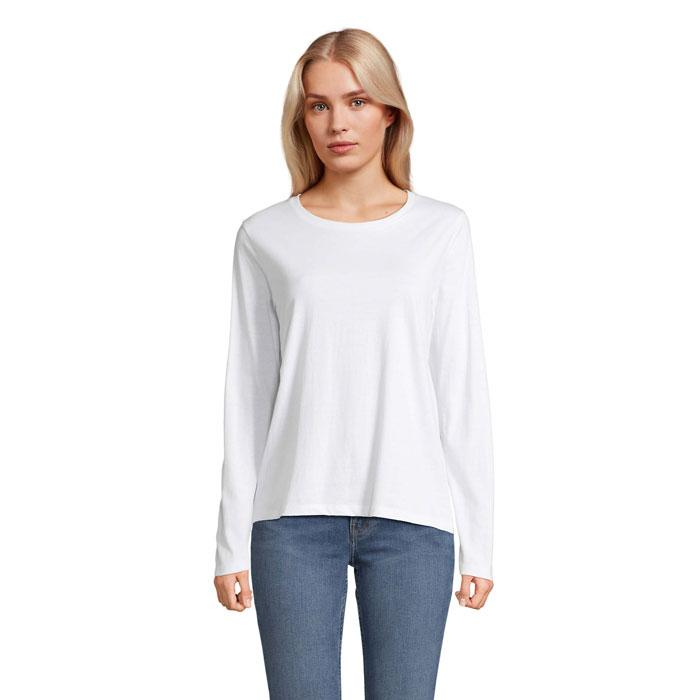 MONARCH WOMEN T-SHIRTS S04443-WH-L – widok z przodu
