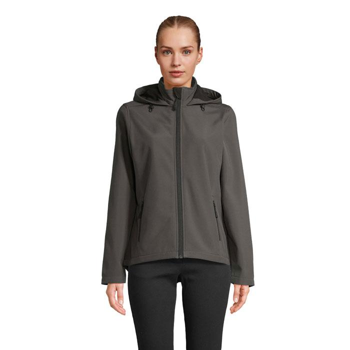 RACE WOMEN Kurtka z kapturem S04448-CR-L – widok z przodu