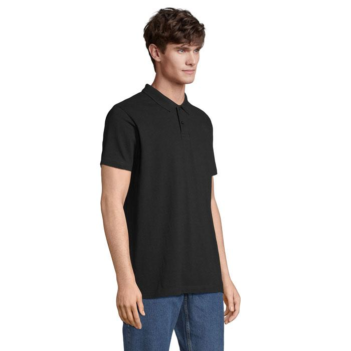 PULSE UNISEX POLO S04502-BK-S – zdjęcie 2