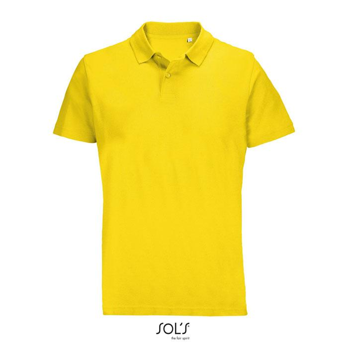 PULSE UNISEX POLO S04502-GO-L – widok z przodu