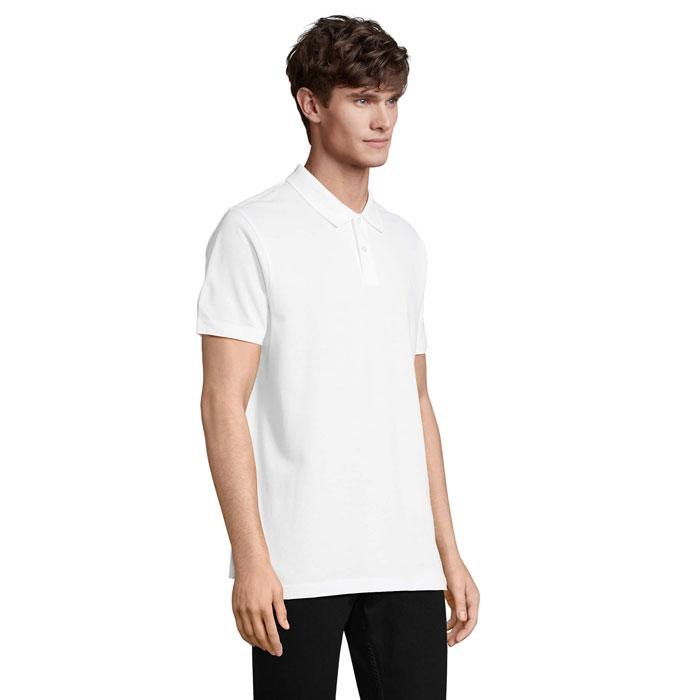 PULSE UNISEX POLO S04502-WH-L – zdjęcie 2