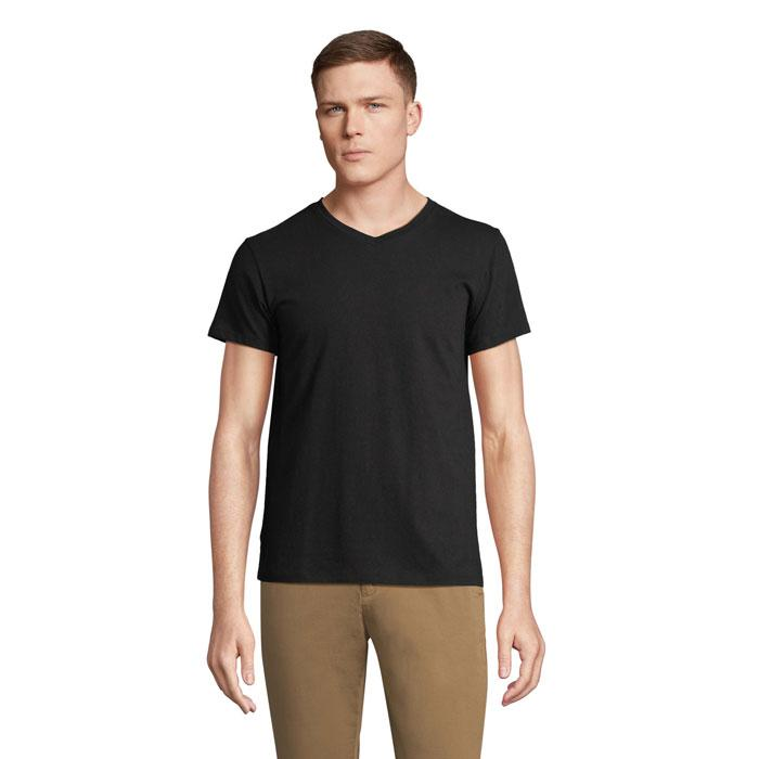 REGENT V  V-NECK T-SHIRT S04765-DB-3XL – widok z przodu