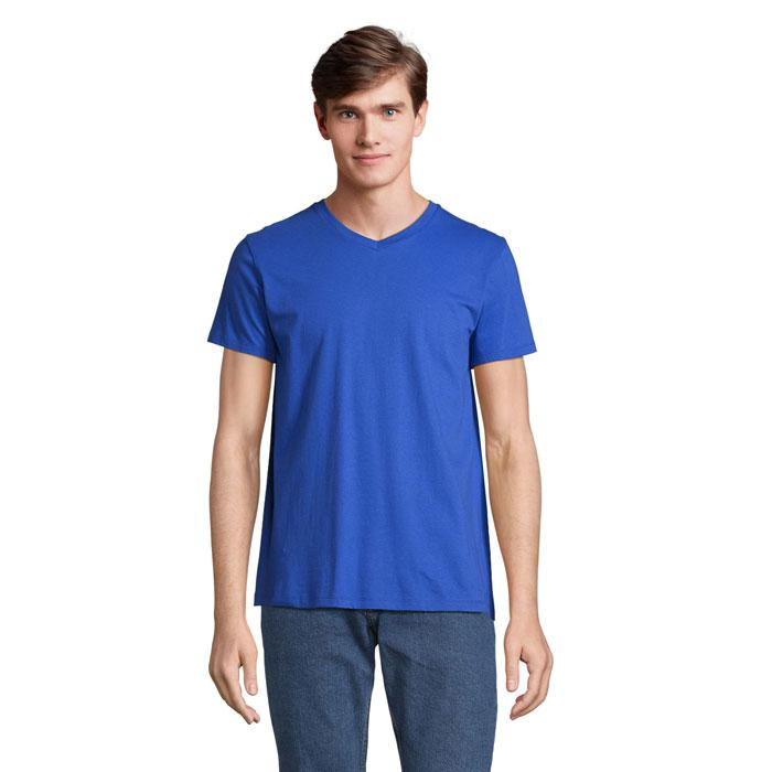 REGENT V  V-NECK T-SHIRT S04765-RB-M – widok z przodu