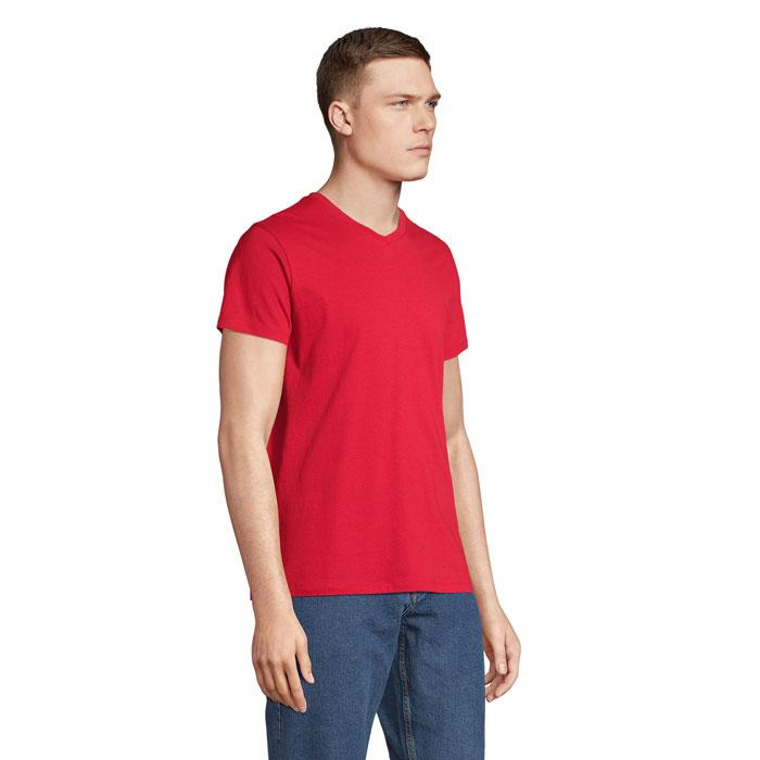 REGENT V  V-NECK T-SHIRT S04765-RD-L – zdjęcie 2