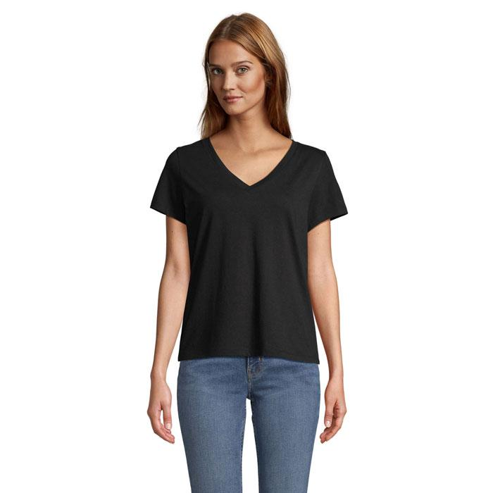 REGENT V T-SHIRT WOMEN S04766-DB-L – widok z przodu