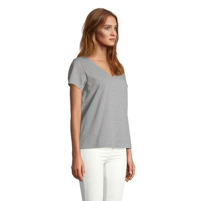 REGENT V T-SHIRT WOMEN S04766-GM-M – zdjęcie 2
