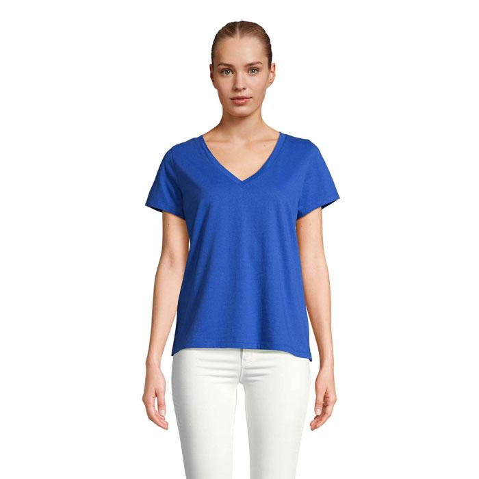 REGENT V T-SHIRT WOMEN S04766-RB-L – widok z przodu