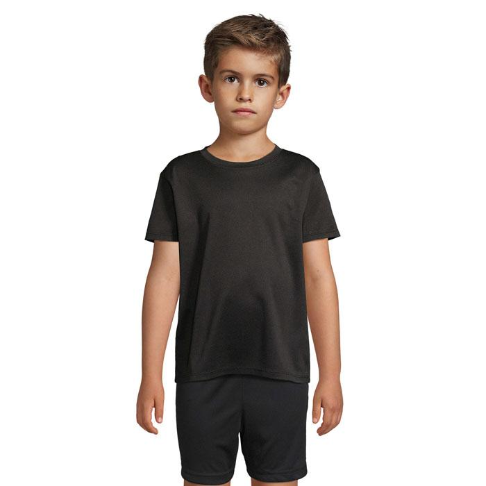 SPRINT KIDS SPORTS T-SHIRT S04773-BK-3XL – widok z przodu