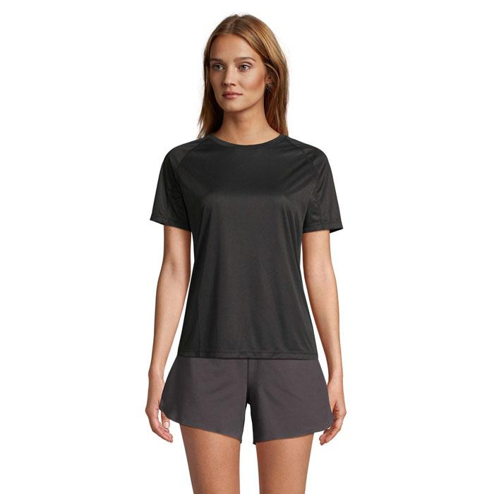 VORTEX WOMEN RAGLAN T-SHIRT S04788-BK-M – widok z przodu