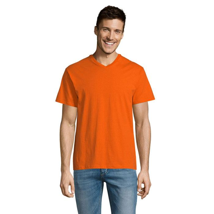 VICTORY Męski T-SHIRT 150g S11150-OR-3XL – widok z przodu