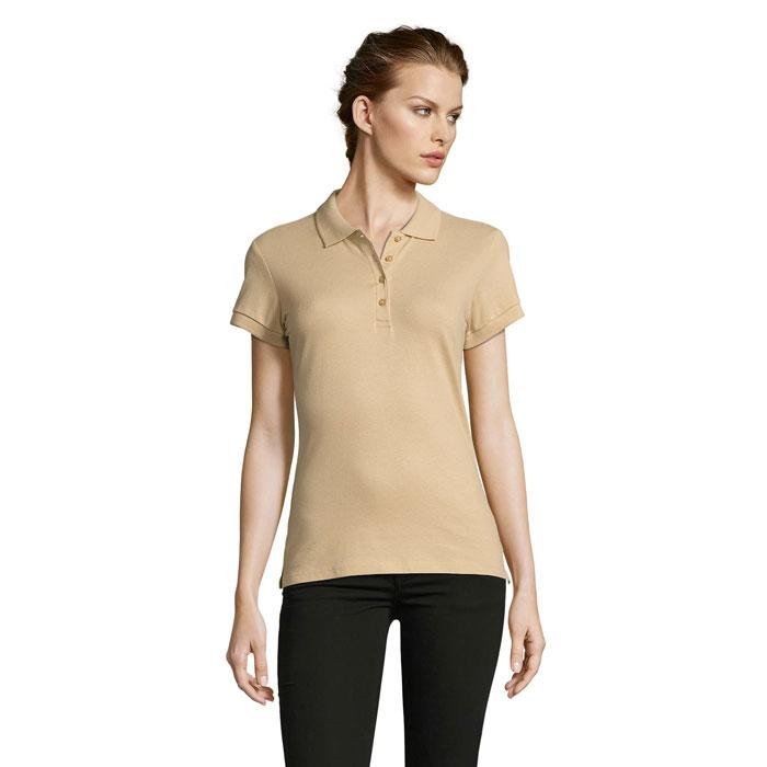 PEOPLE Damskie POLO 210g S11310-SA-XL – widok z przodu