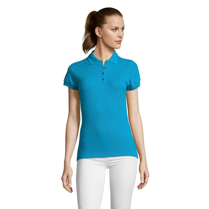 PASSION Damskie POLO 170g S11338-AQ-L – widok z przodu