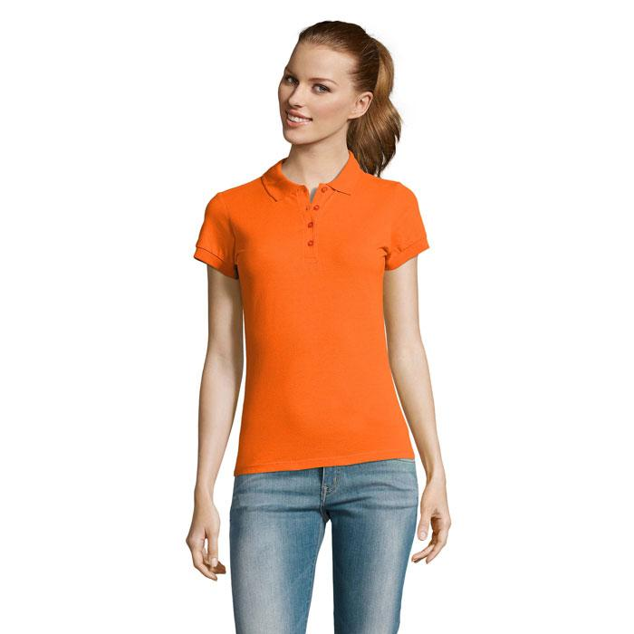PASSION Damskie POLO 170g S11338-OR-L – widok z przodu