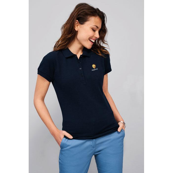 PASSION Damskie POLO 170g S11338-OR-S – zdjęcie 3