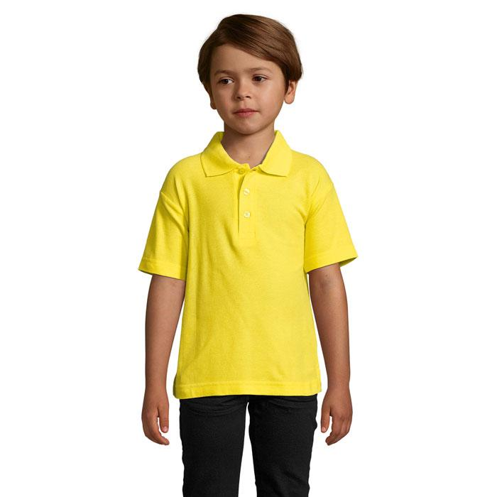 SUMMER II KIDS Polo 170g S11344-GO-3XL – widok z przodu