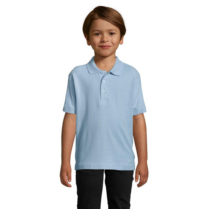 SUMMER II KIDS Polo 170g S11344-SP-L – widok z przodu