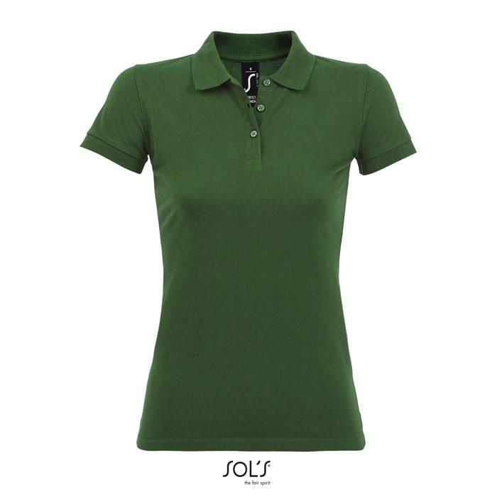 PERFECT Damskie POLO 180g S11347-BO-L – widok z przodu