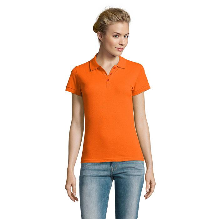 PERFECT Damskie POLO 180g S11347-OR-L – widok z przodu