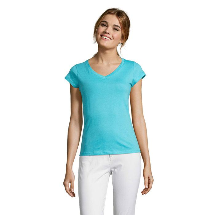 MOON Damski T-SHIRT 150g S11388-AL-3XL – widok z przodu