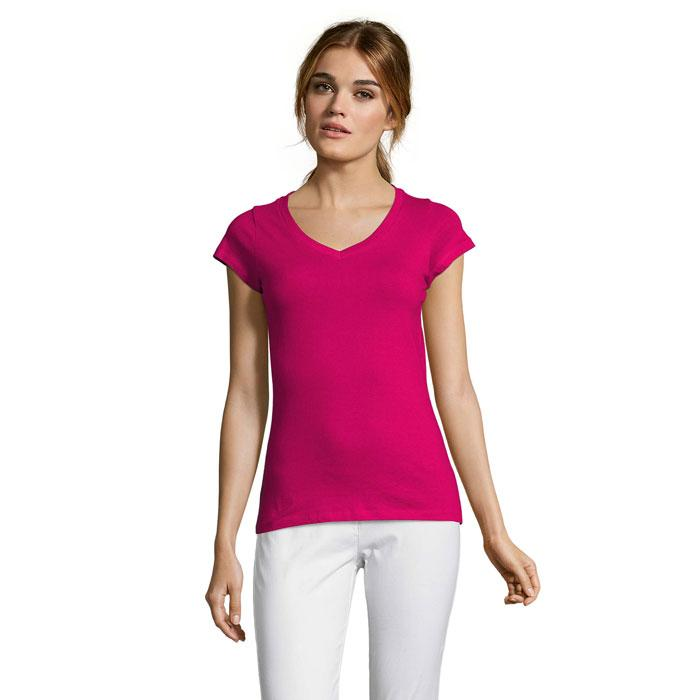 MOON Damski T-SHIRT 150g S11388-FU-S – widok z przodu