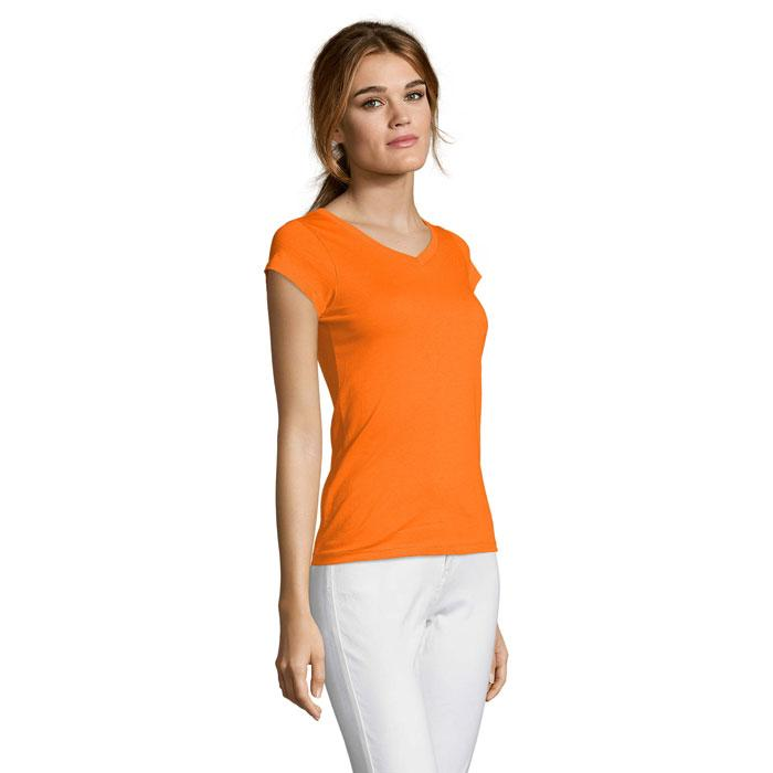 MOON Damski T-SHIRT 150g S11388-OR-3XL – zdjęcie 2