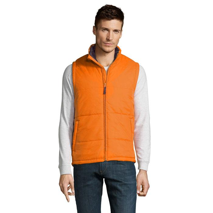 Pikowana kamizelka WARM S44002-OR-3XL – widok z przodu