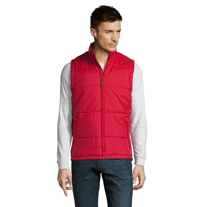 Pikowana kamizelka WARM S44002-RD-4XL – widok z przodu