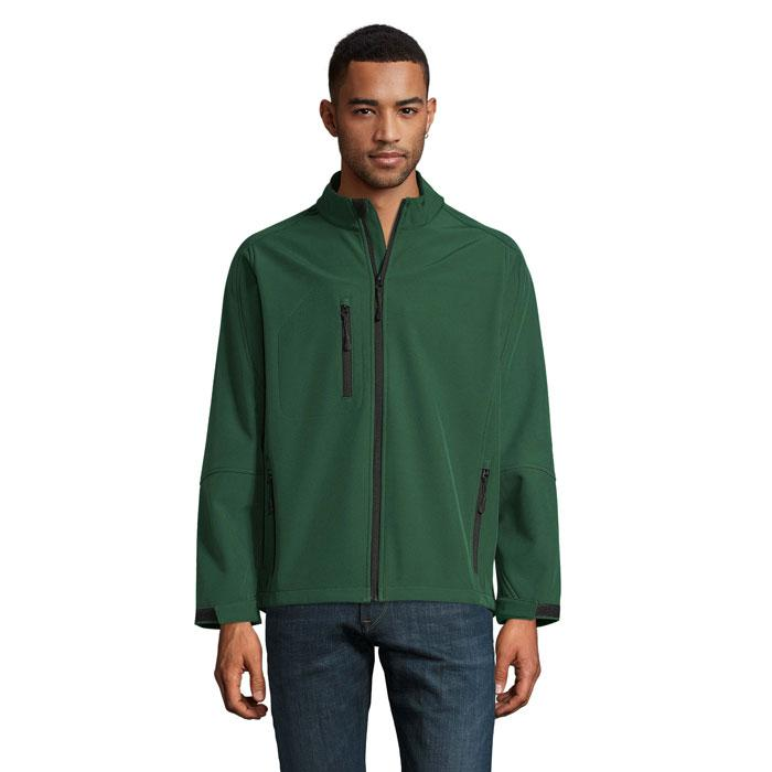 RELAX Męski softshell 340g S46600-BO-L – widok z przodu