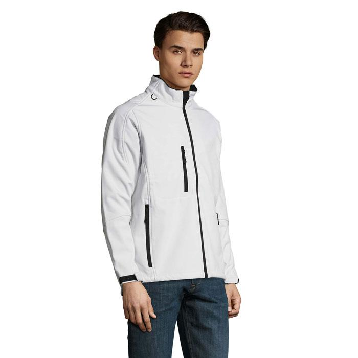 RELAX Męski softshell 340g S46600-WH-3XL – zdjęcie 2