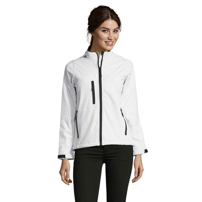 ROXY Damski softshell 340g S46800-WH-S – widok z przodu