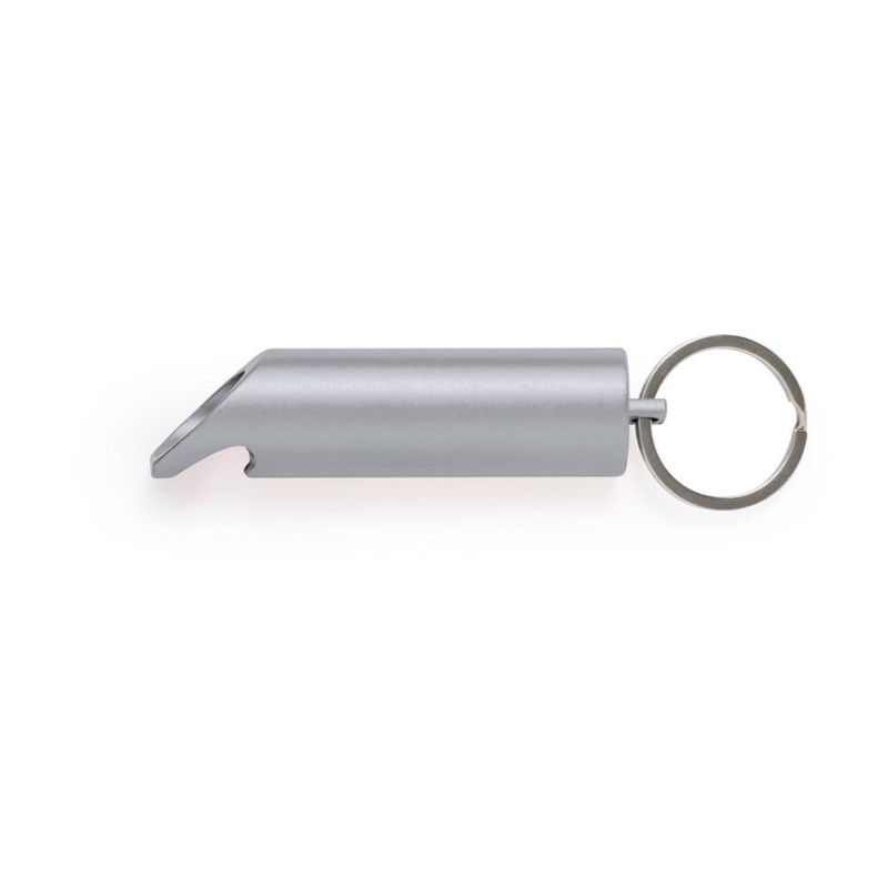 Brelok do kluczy z aluminium z recyklingu, otwieracz do butelek, lampka LED V2106-32 – zdjęcie 3