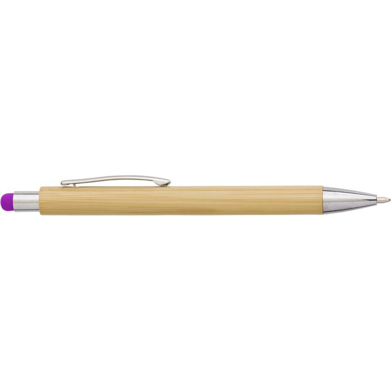 Bambusowy długopis, touch pen V9335-31 – zdjęcie 4