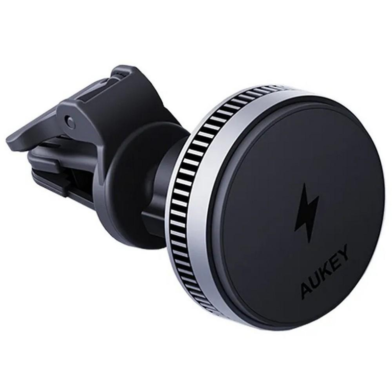 Samochodowy uchwyt do telefonu, magnetyczna ładowarka bezprzewodowa 15W Aukey VAM09-03 – zdjęcie 4
