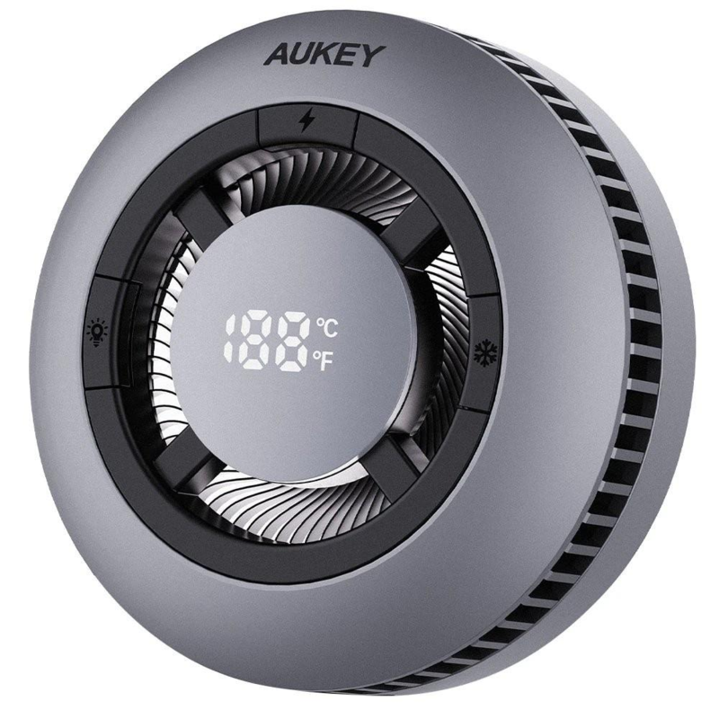 Magnetyczna ładowarka bezprzewodowa 15W z wentylatorem Aukey VAM10-15 – zdjęcie 3