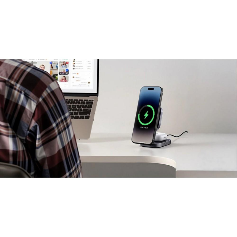 Magnetyczna ładowarka bezprzewodowa 15W Aukey VAM11-15 – zdjęcie 3