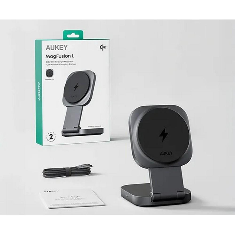Magnetyczna ładowarka bezprzewodowa 15W Aukey VAM11-15 – zdjęcie 6
