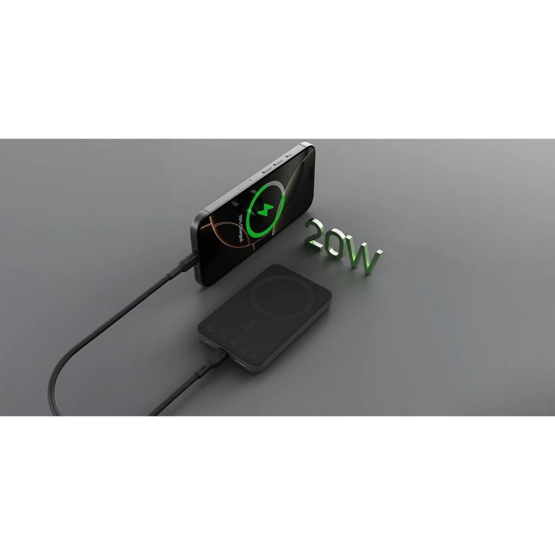 Magnetyczny, bezprzewodowy power bank 10000 mAh Aukey VAM12-03 – zdjęcie 7